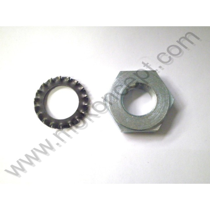 Ecrou fixation volant + rondelle