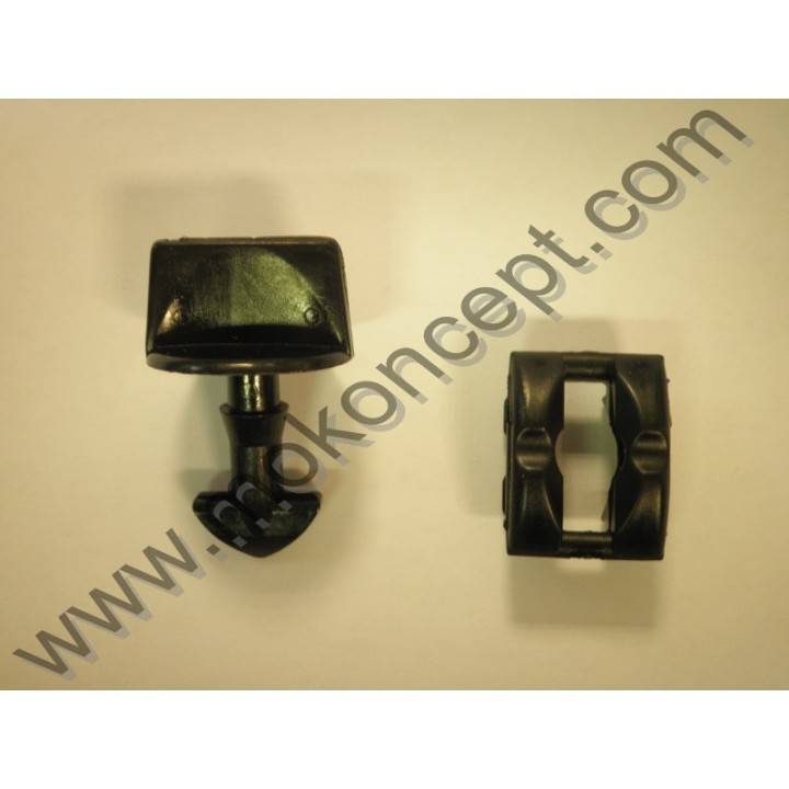 Agrafe fixation plaque allumage