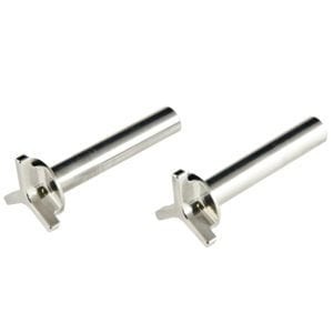 Ecrou de filtre à air HS4 poli (paire)