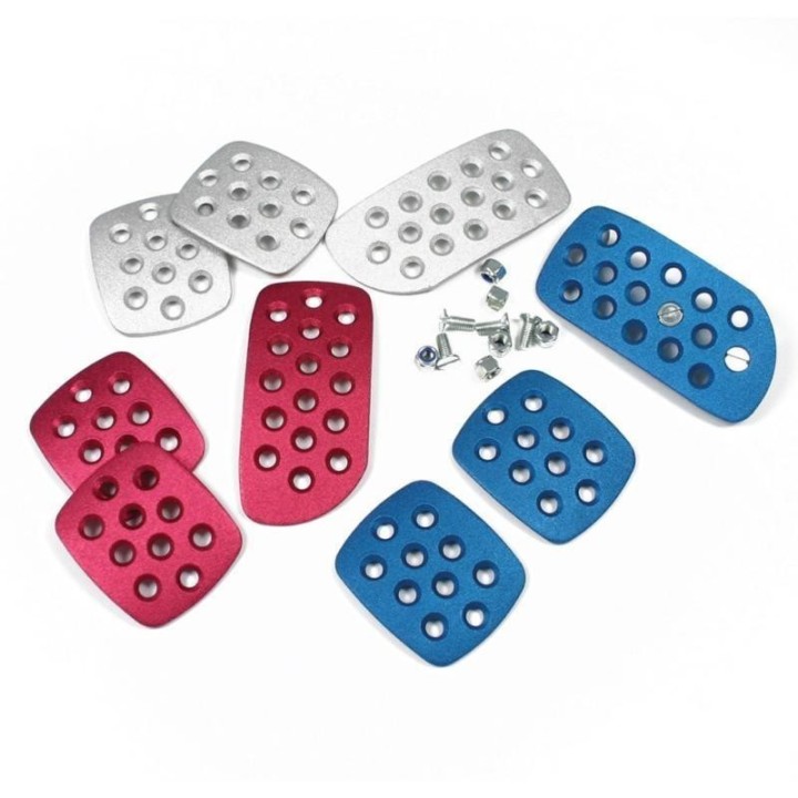 Couvre pédale Alu rouge Moke